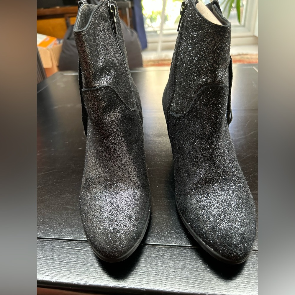 Charles David glitter cowboy booties size37